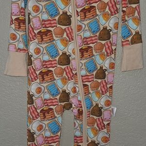 Bamboo Bliss Bamboo Zippy Pajamas Unisex Size 4T NWT